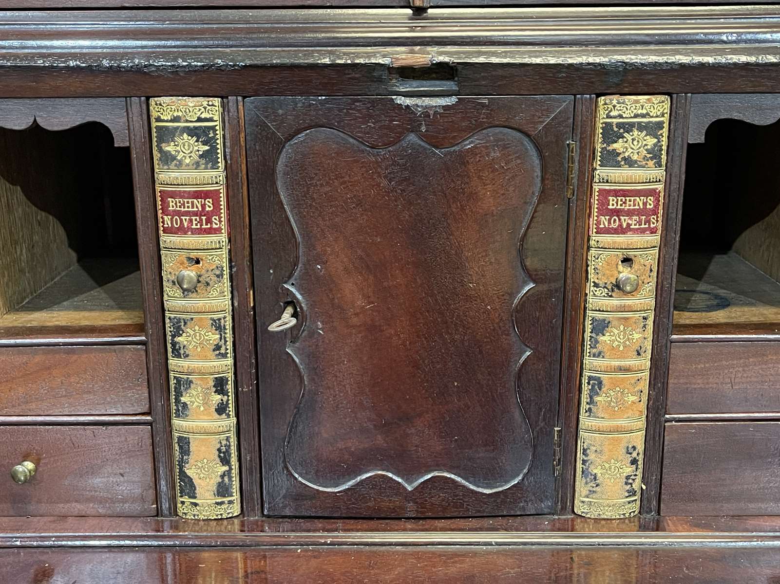 English mahogany scriban nineteenth