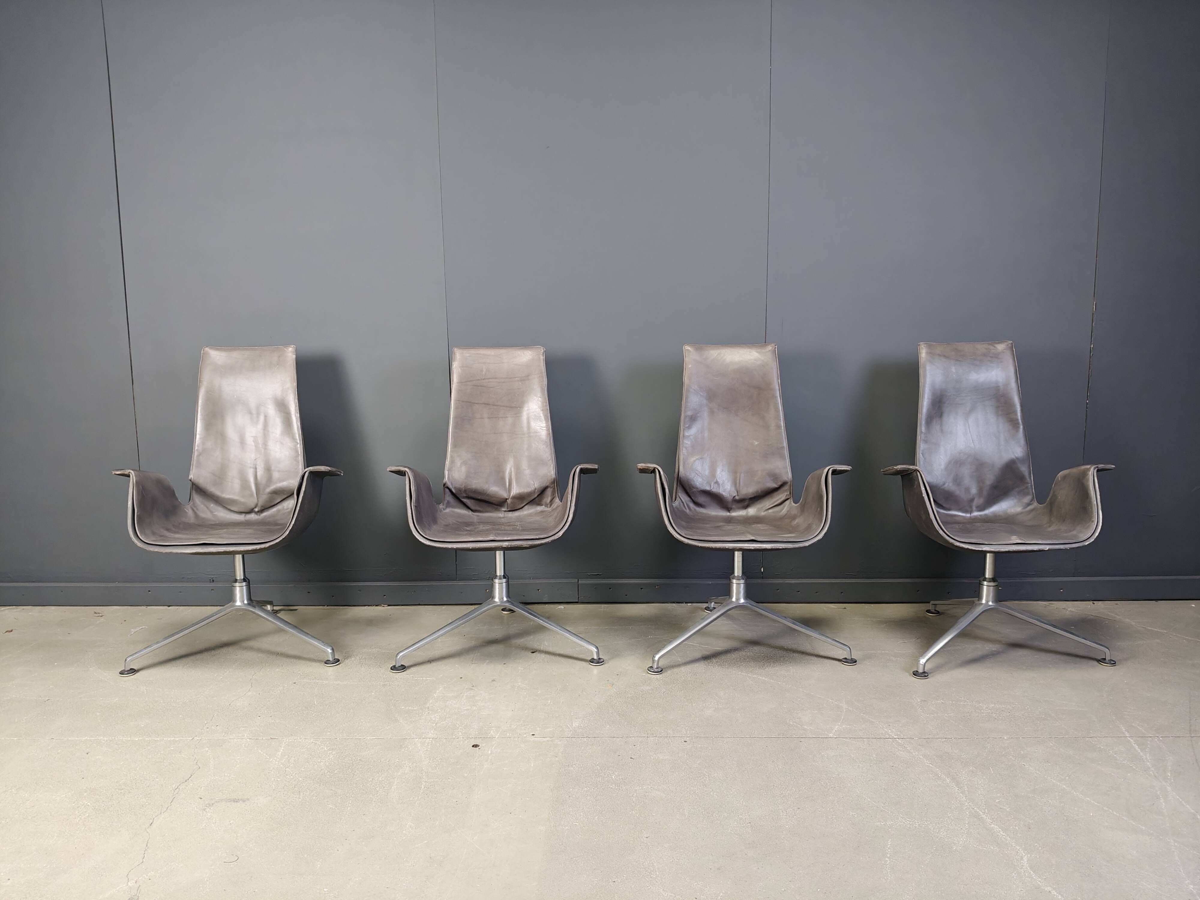 Fk 6725 Chairs by Preben Fabricius & Jørgen Kastholm for Walter Knoll, 1960