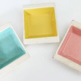 Trio de vide-poches céramique allemande des années 1950