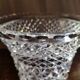 Art Deco hand-cut crystal vase