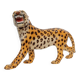 Hand‑Painted Ceramic Leopard Sculpture by Giovanni Rozan, Italy ca. 1950