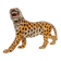 Hand‑Painted Ceramic Leopard Sculpture by Giovanni Rozan, Italy ca. 1950