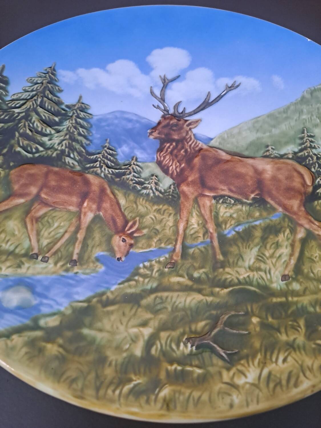 Majolika vintage plates 1960