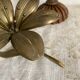 Brass flower, petal ashtray from the 60s and 70s