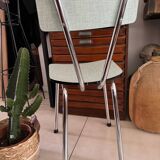 Vintage green Formica chair