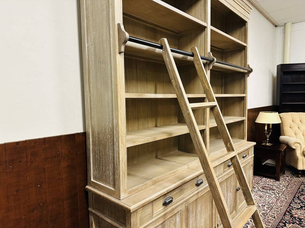 Country Pale Oak Look Bookcase
