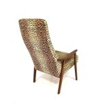 Scandinavian beech armchair, Sweden, 1950