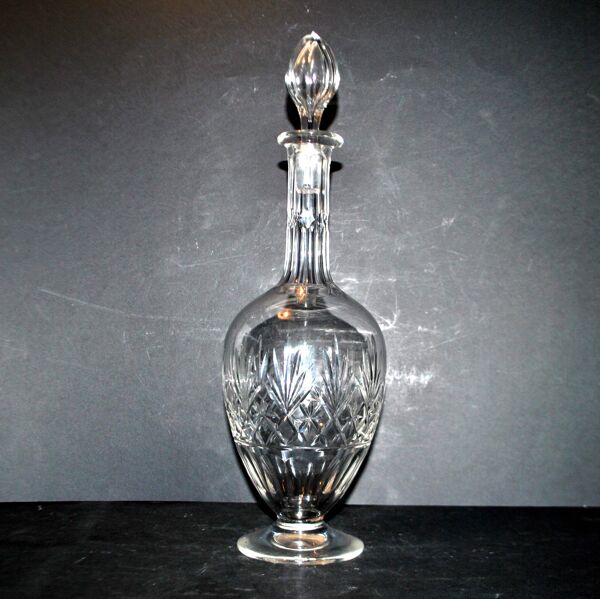 Carafe à vin Massenet en cristal taillé Saint-Louis taille 4147 H35