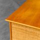 Commode en bois rotin 1970 vintage
