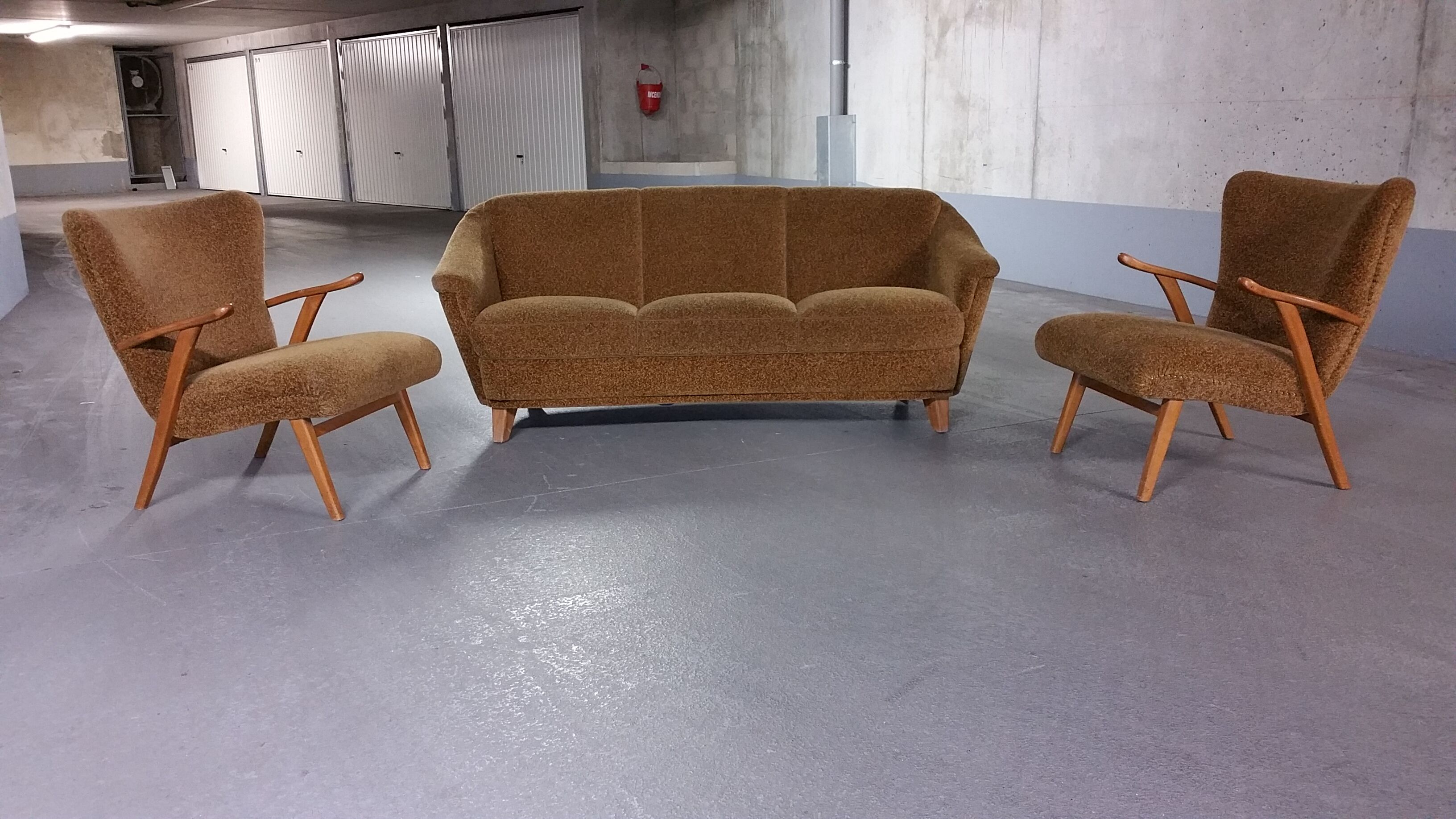 Sofa vintage Arc organic years 50/60