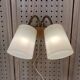 Grande applique double "design 1950".