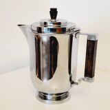 Old tea maker art deco metal and wood