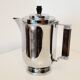 Old tea maker art deco metal and wood