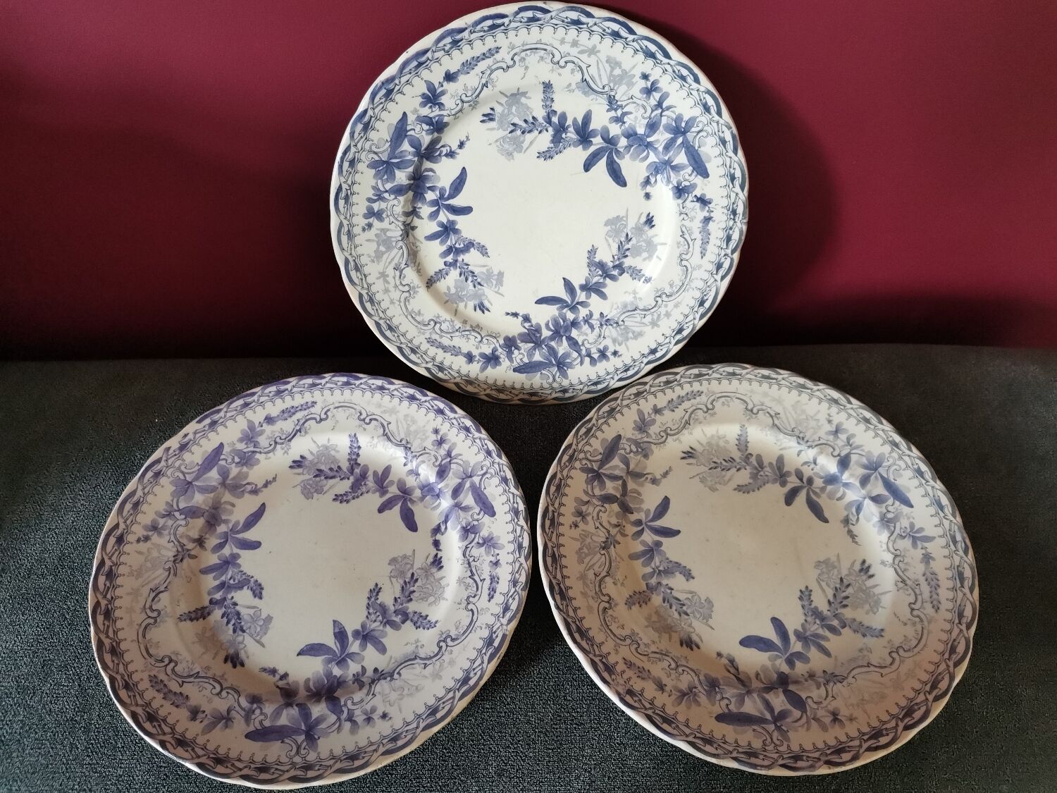 Purple Flora plate
