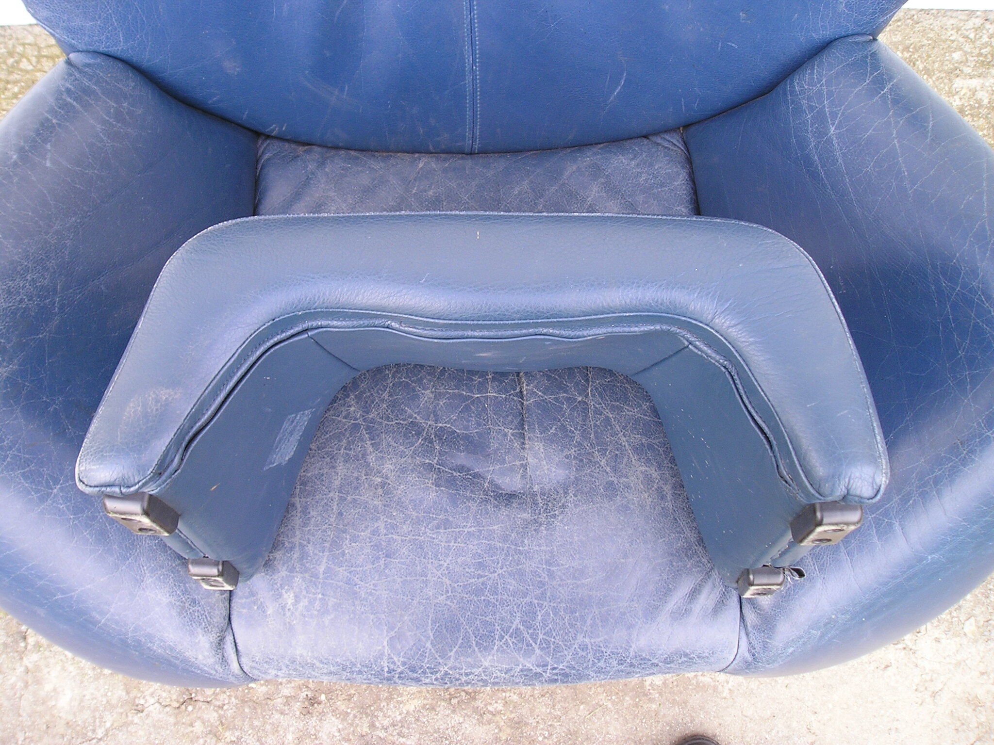 Fauteuil cuir de Jan Armgardt pour Leolux années 80