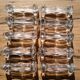 Set of 10 glass knife rests