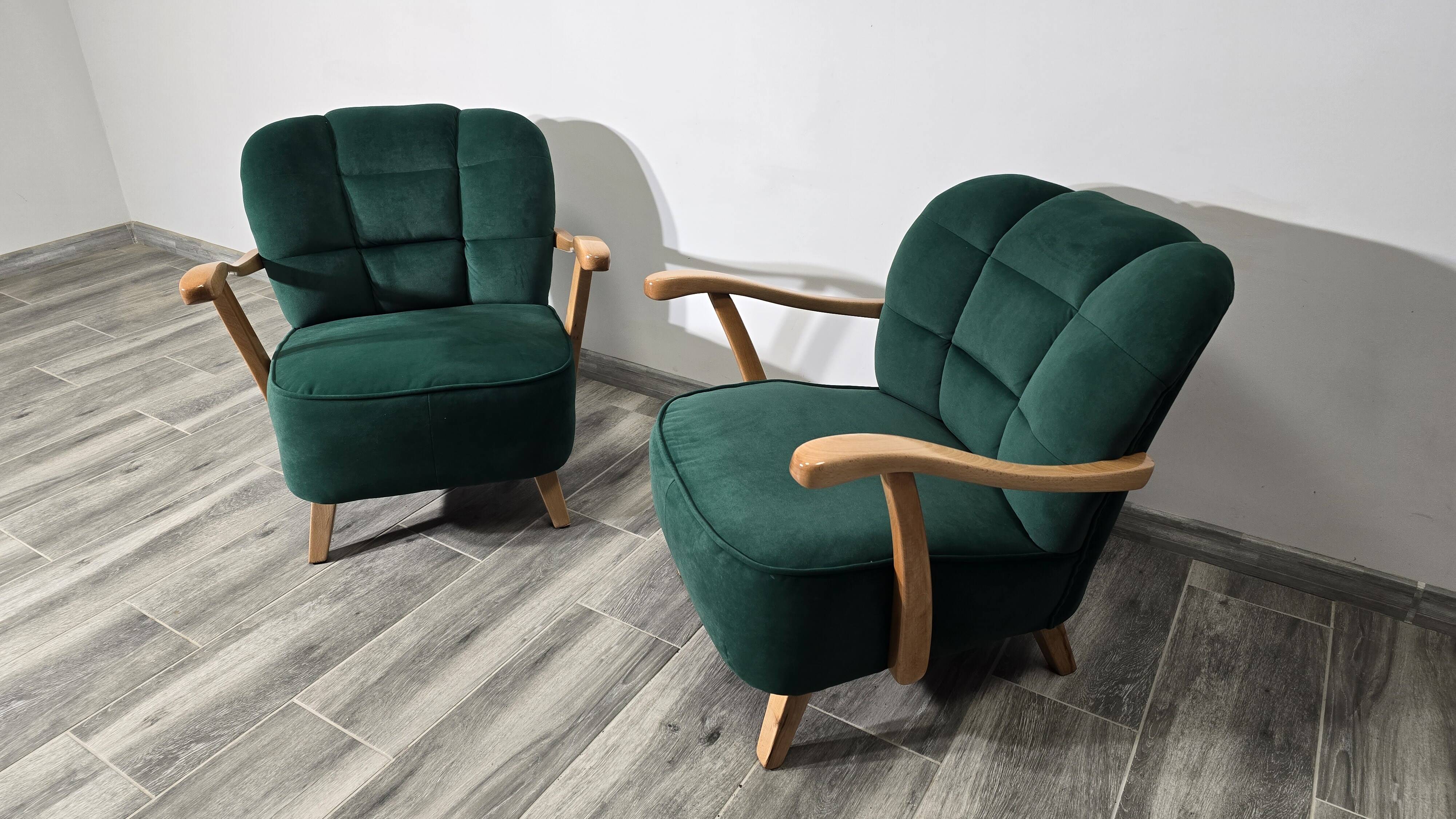 Mid century armchairs