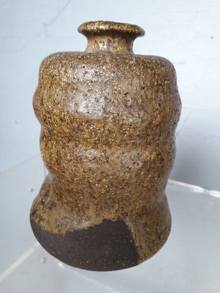 Ceramic era 1970s Japanese vase signed