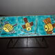 Wrought iron ceramic magazine holder with top from the 1950s - 1960s