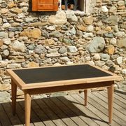 Splendide ancienne table scandinave à rallonges rénovée en chêne 2m58m