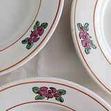 Lot de 3 assiettes creuses Salins, nénuphar