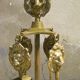 Fireplace servant decoration with lions.