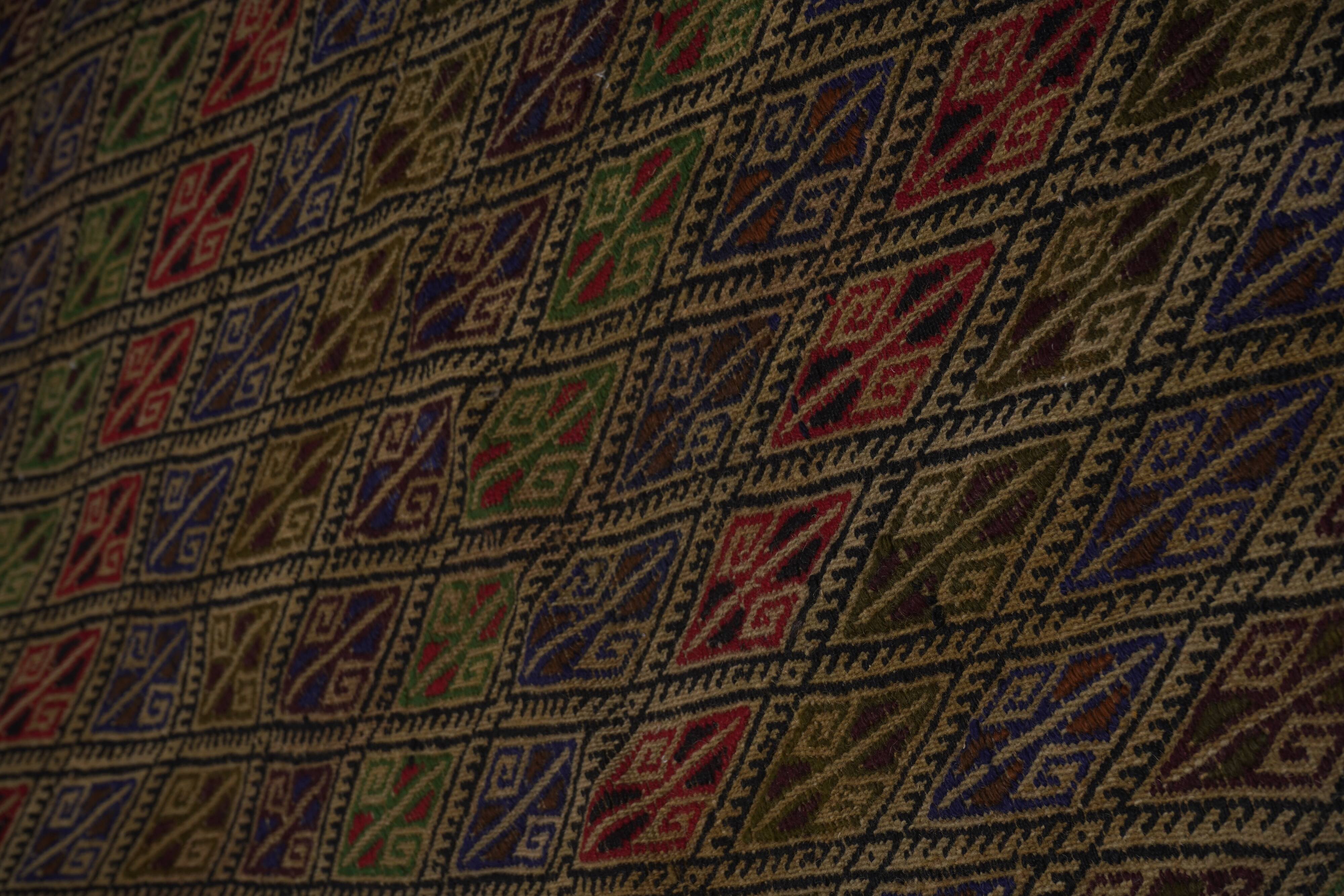 Vintage Turkish Oushak Handwoven Rug 165x217 cm