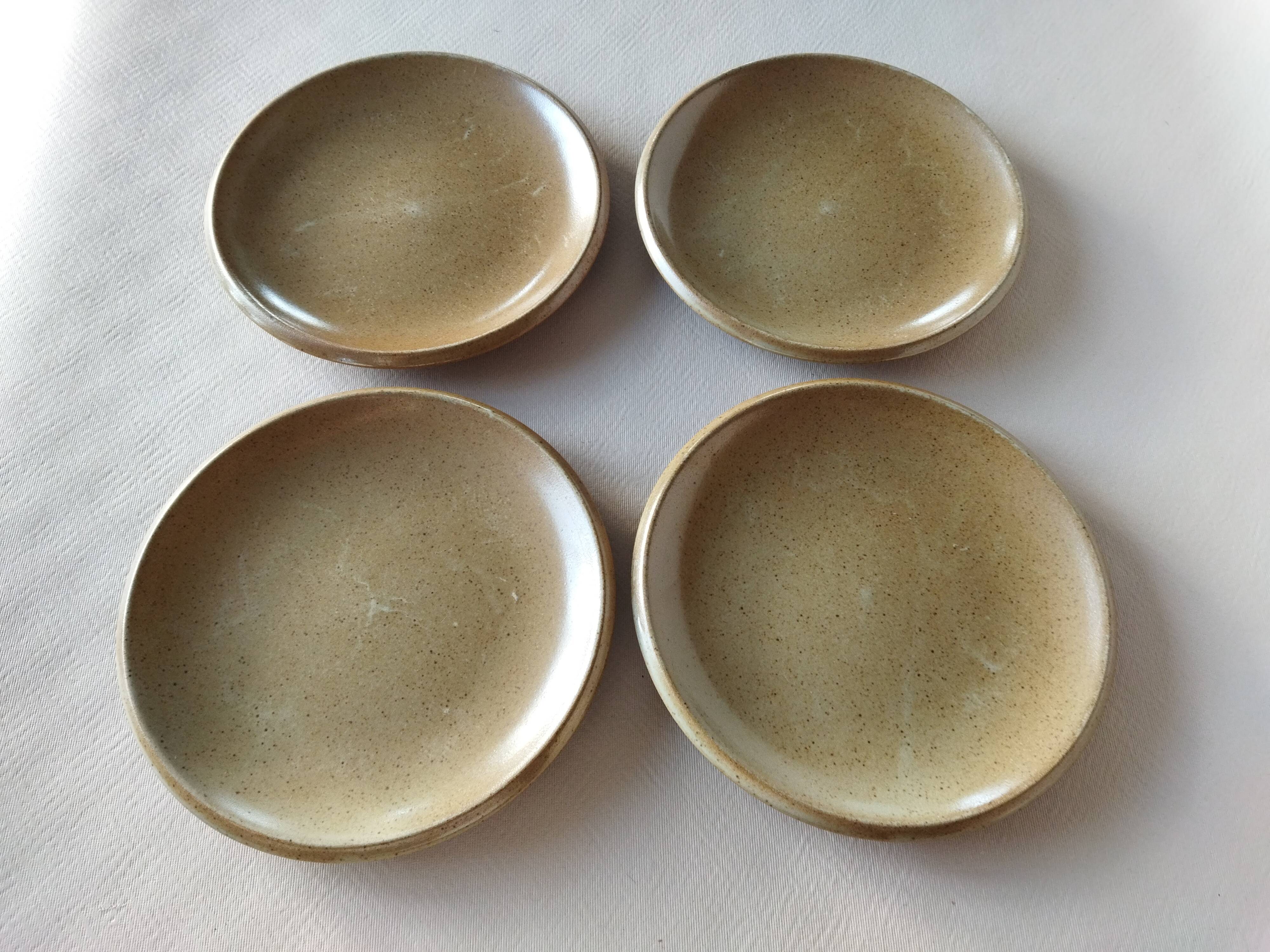Brenne stoneware dessert plates