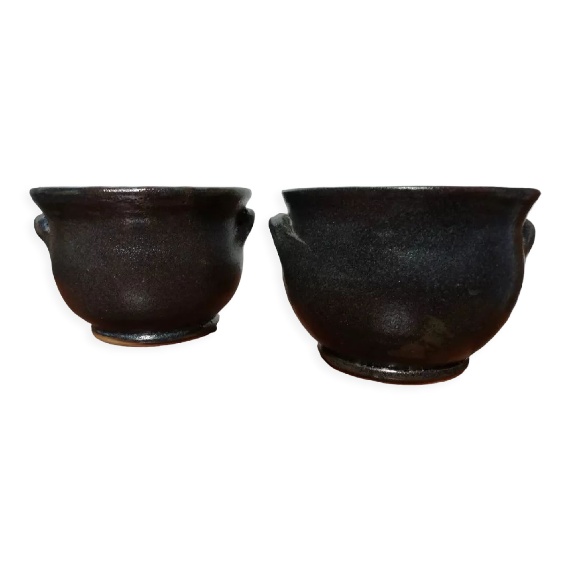Set of 2 ceramic pots