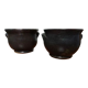 Set of 2 ceramic pots