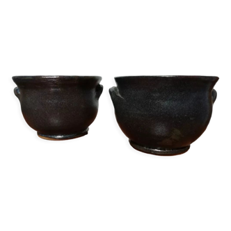 Set of 2 ceramic pots