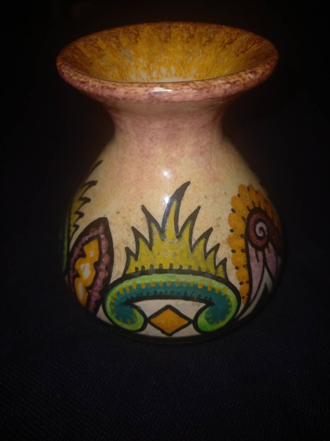 Small vase signed Foulen