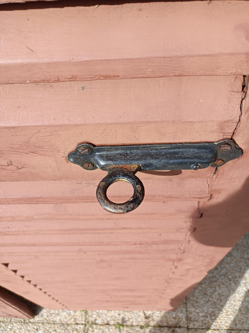 Pair of wooden shutters
