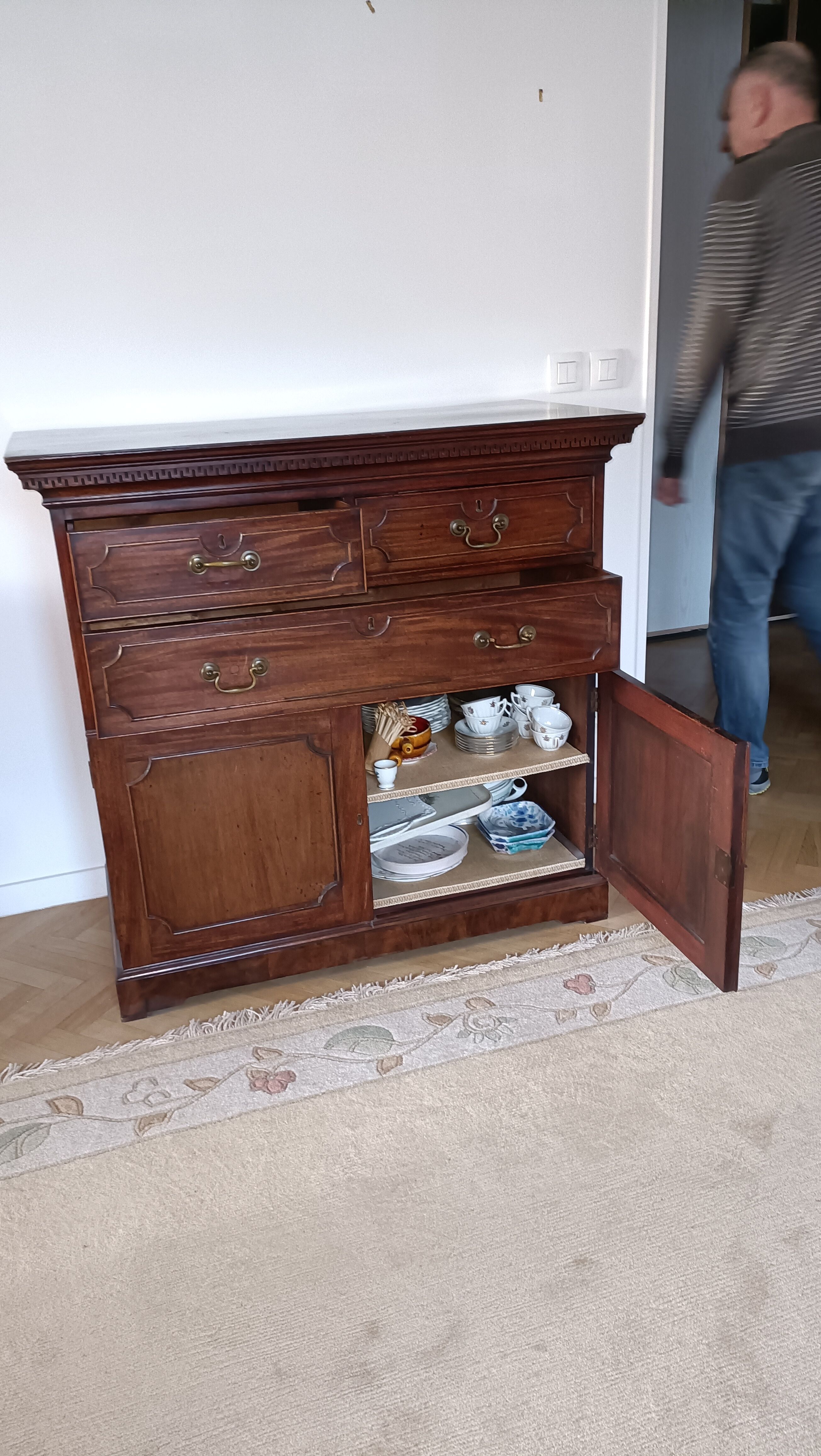 19th century mahogany sideboard