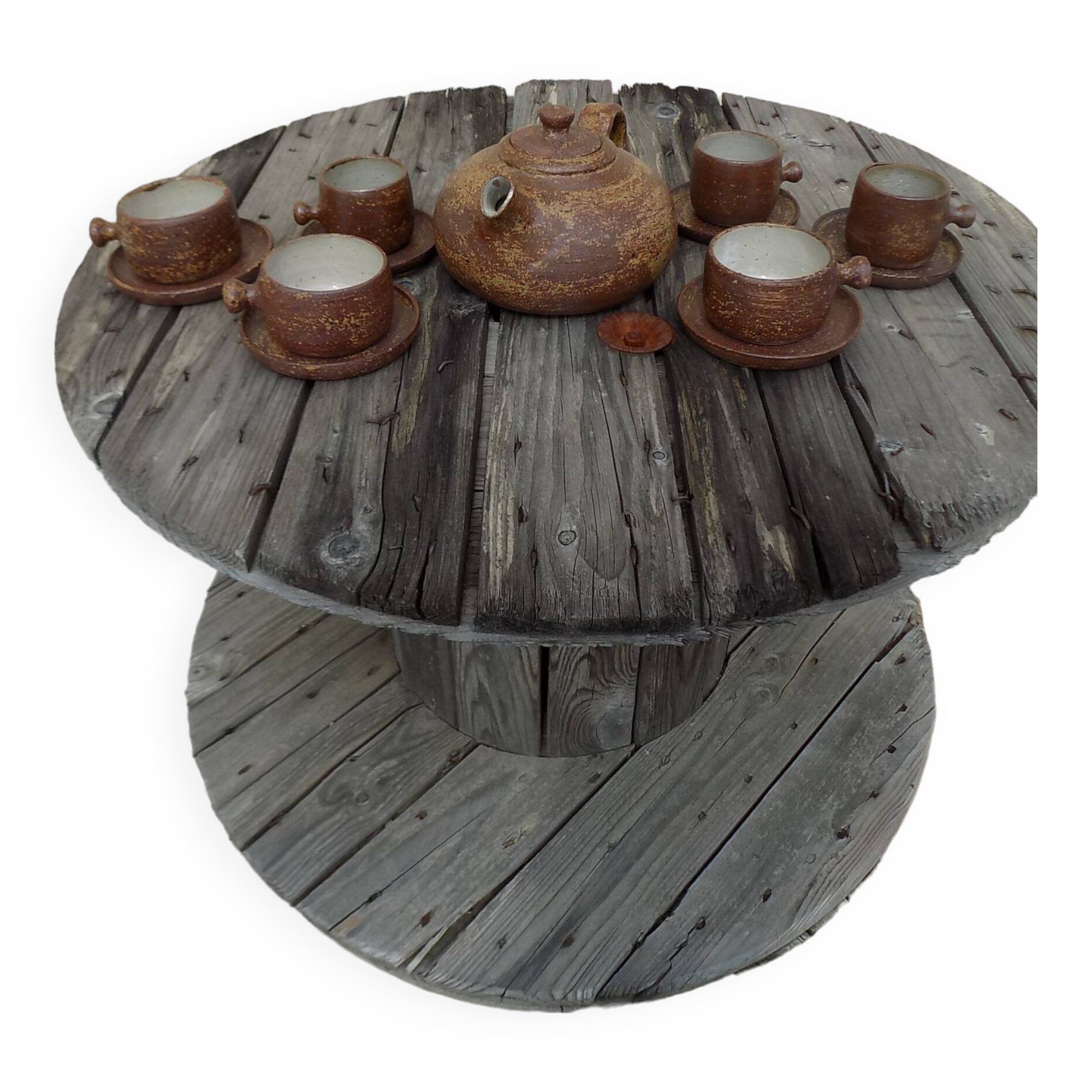 13 piece stoneware coffee/tea set