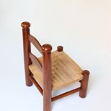 Brutalist chair in the style of Charles Dudouyt.