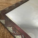 Vintage brass mirror