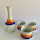 Vintage tabletop set, Hollohaza Hungary 1960s