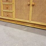 Rattan sideboard 1970