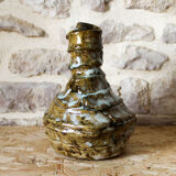 Vase en céramique émaillé T. Basile 1978