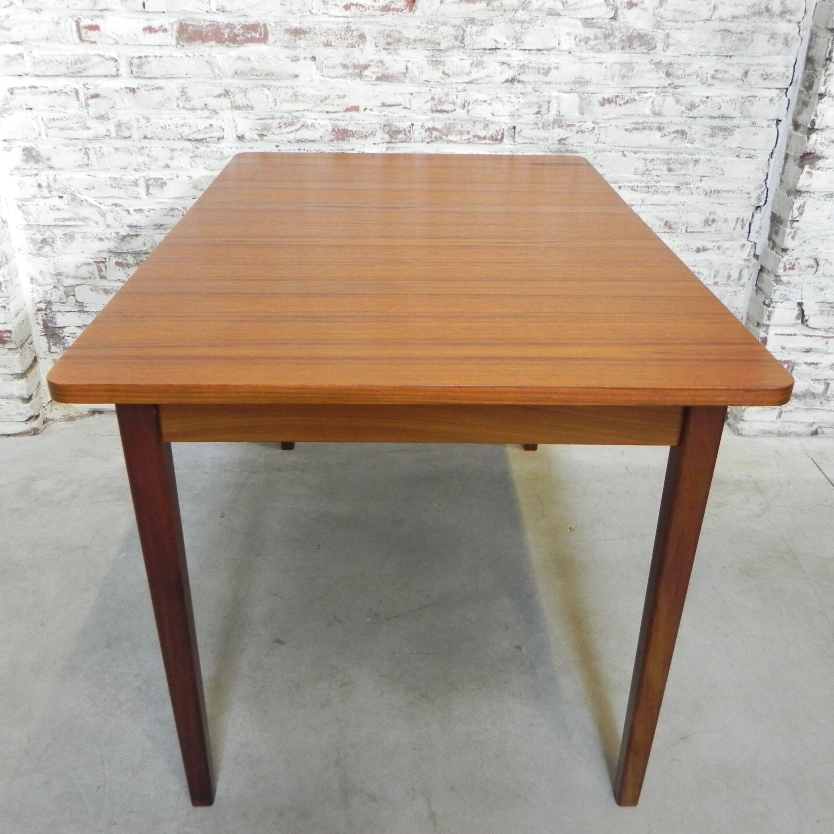 Danish vintage dining table extendable