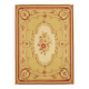 Handmade European Vintage Aubusson Kilim 264 cm x 364 cm