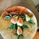 Large barbotine dish