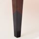 Table basse marqueterie de noyer vers 1970