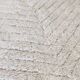Beni Ourain white shaggy rug 105x165 cm