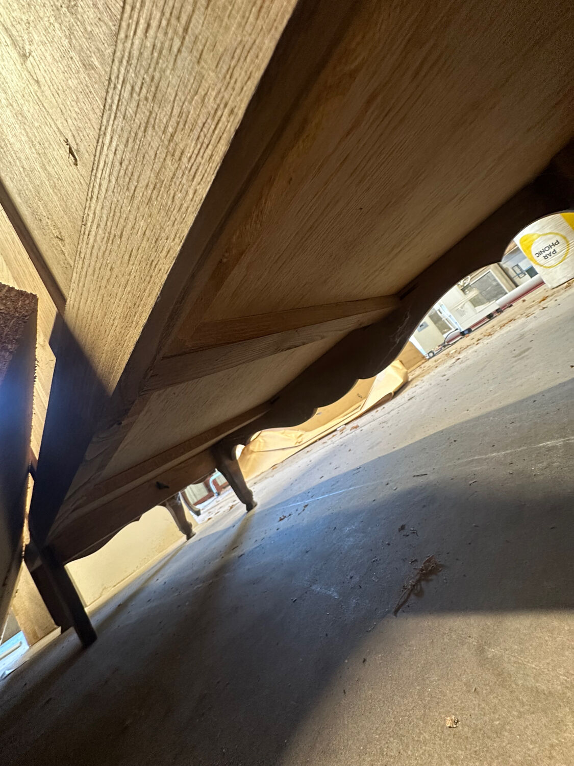 Large dining room buffet in marquetry – Louis XV style – 20th century