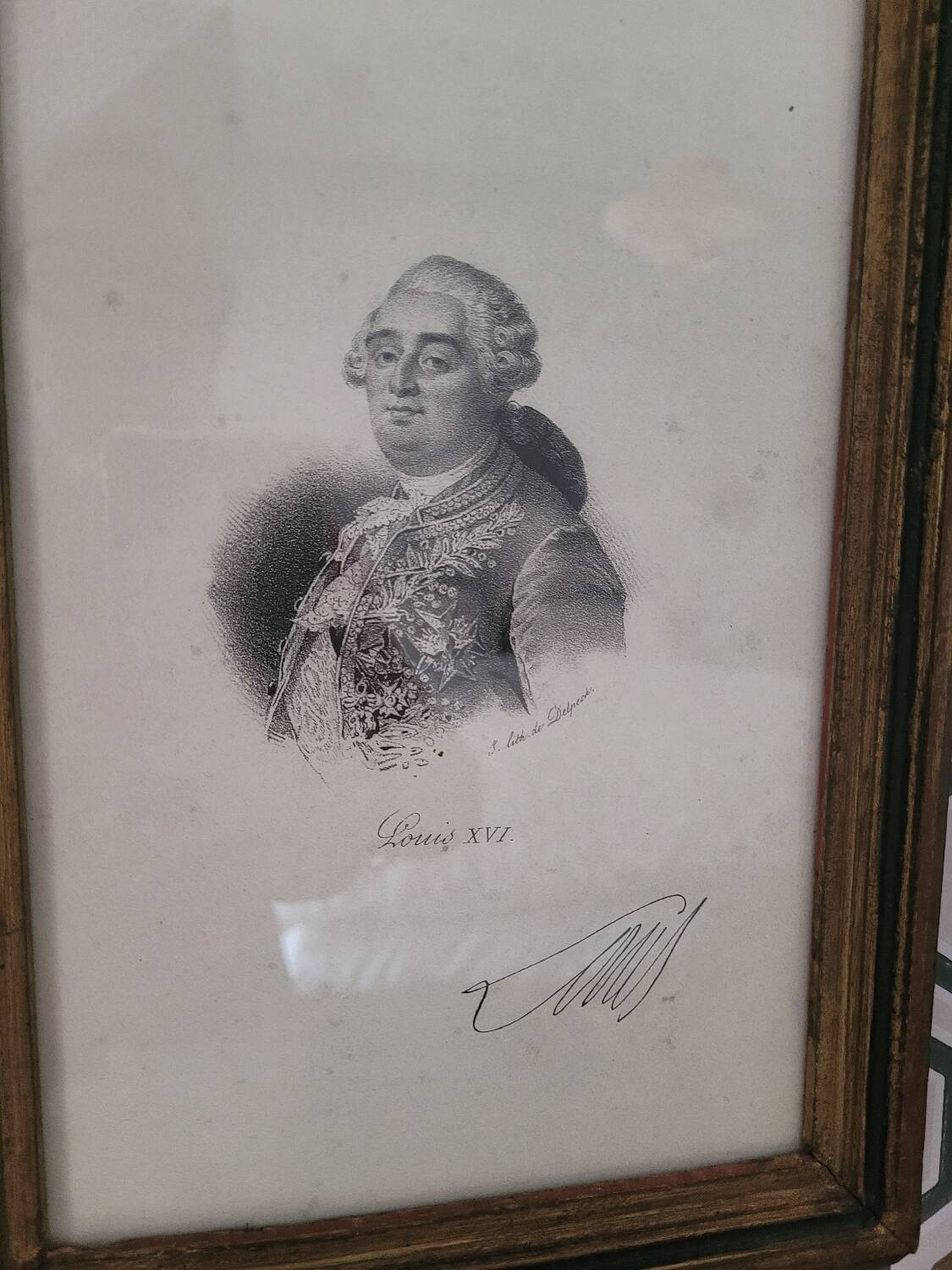 Set of 4 portraits of Kings of France
