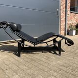 Originele Cassina Le Corbusier Lc4 Black on Black, Bijna als new!