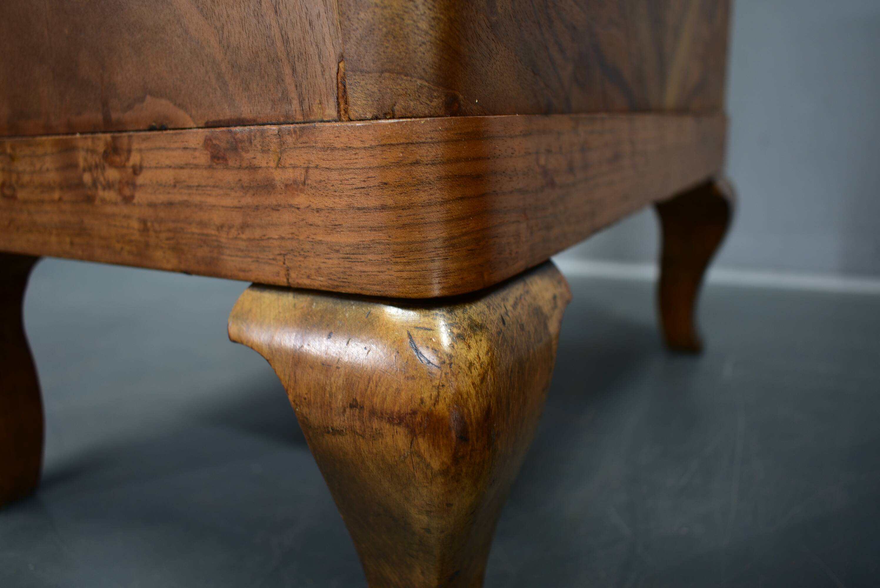 1932s pair of art deco bedside tables, Czechoslovakia
