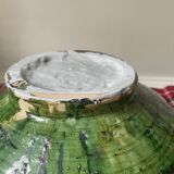 Emerald green Tamegroute salad bowl D28